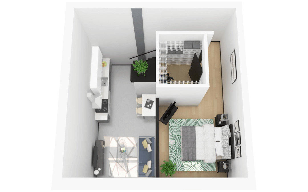 Floor Plan N – Loft Apartment